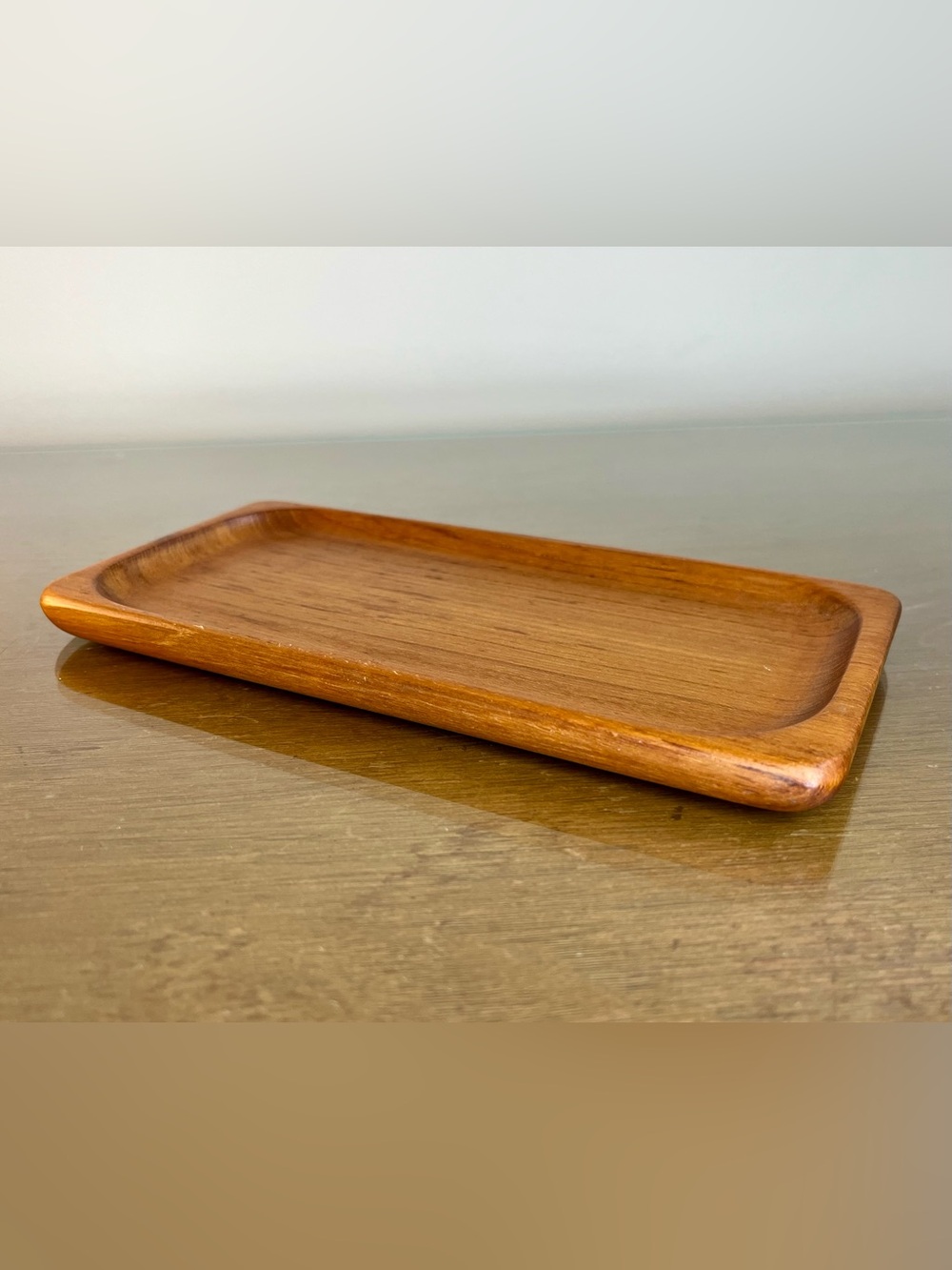 Vintage Scandinavian Söwe-Konst Sövestad Sweden Teak Wood Serving Tray MCM Decor